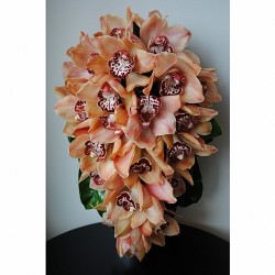 sbc 059 Özel Oranj Orkide sarkıtma gelin el çiçeği