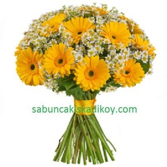 sbc 367 jelbera çiçeklerinden doğal buket