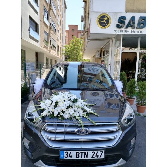 sbc 8908 gelin araç süsleme